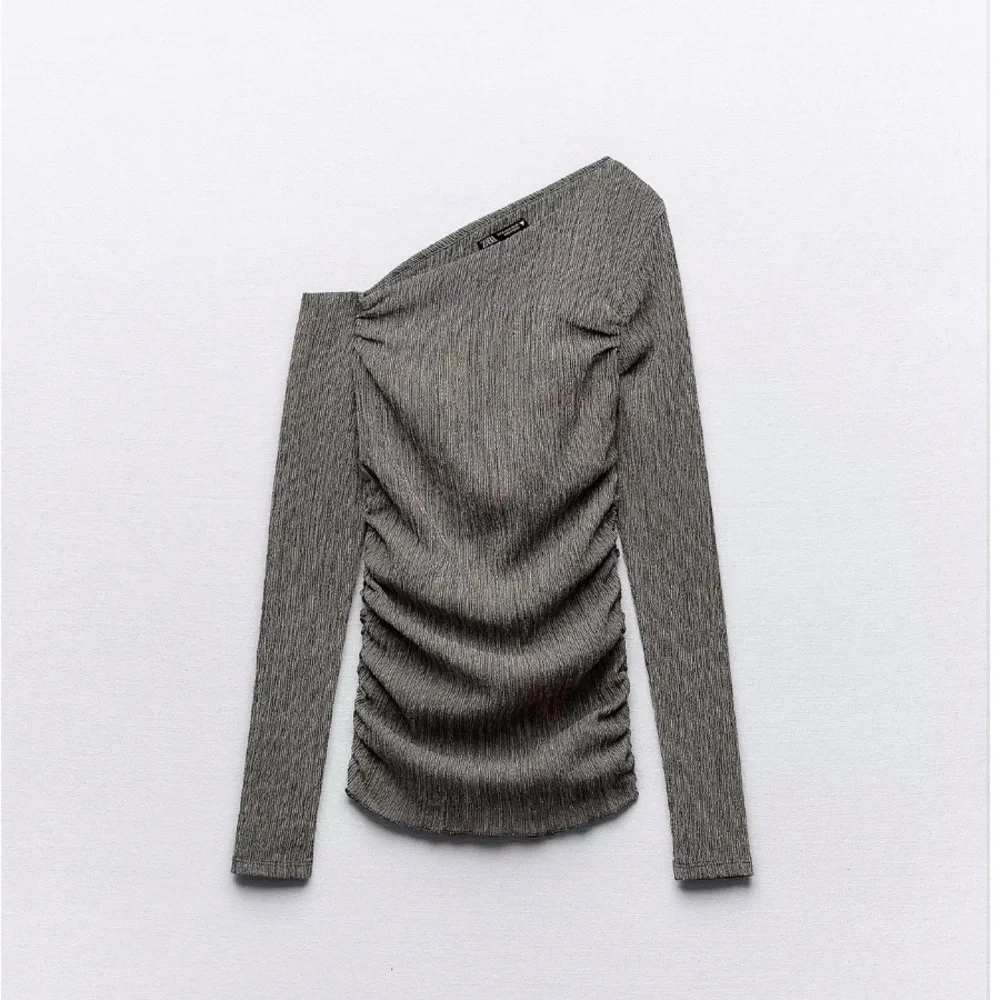 Zara Textured Asymmetric Knit Top and Pants NWT. - Picture 2 of 3